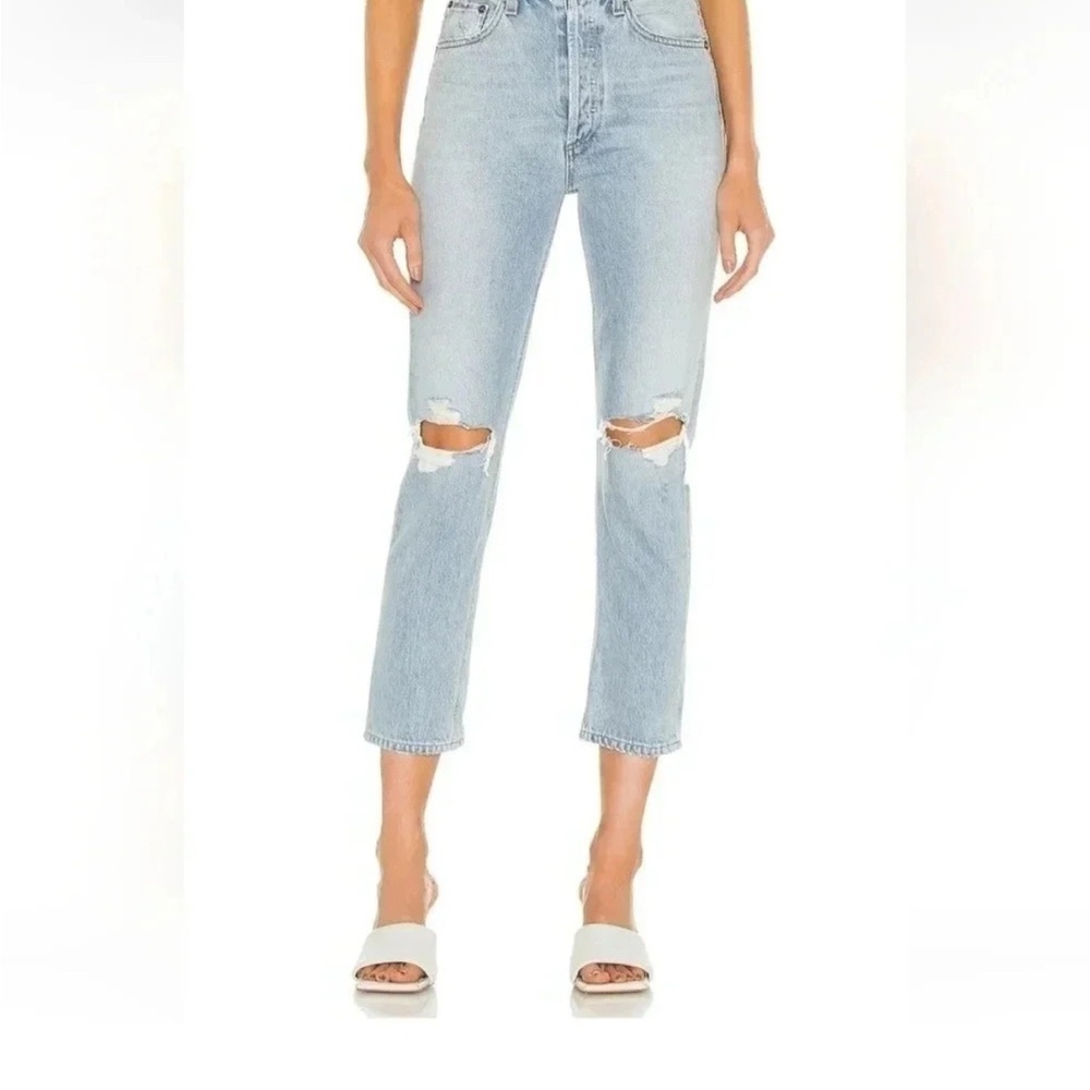 Agolde Riley Crop Jeans - Picture 1 of 10
